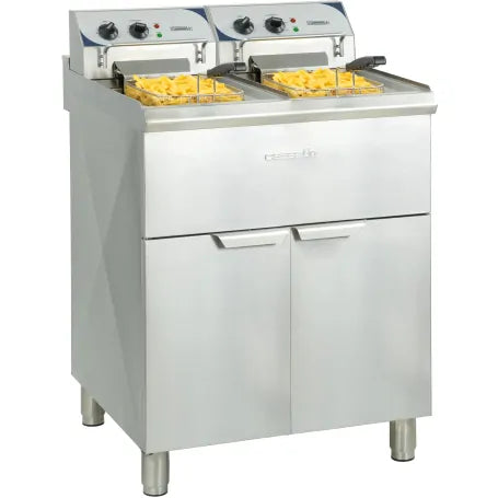 Se Friture - 2 x 10 Liter - 2 x 9000 watt - Med underbord hos Maxigastro.com