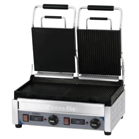 Billede af Dobbelt klemmegrill / panini - Med timer