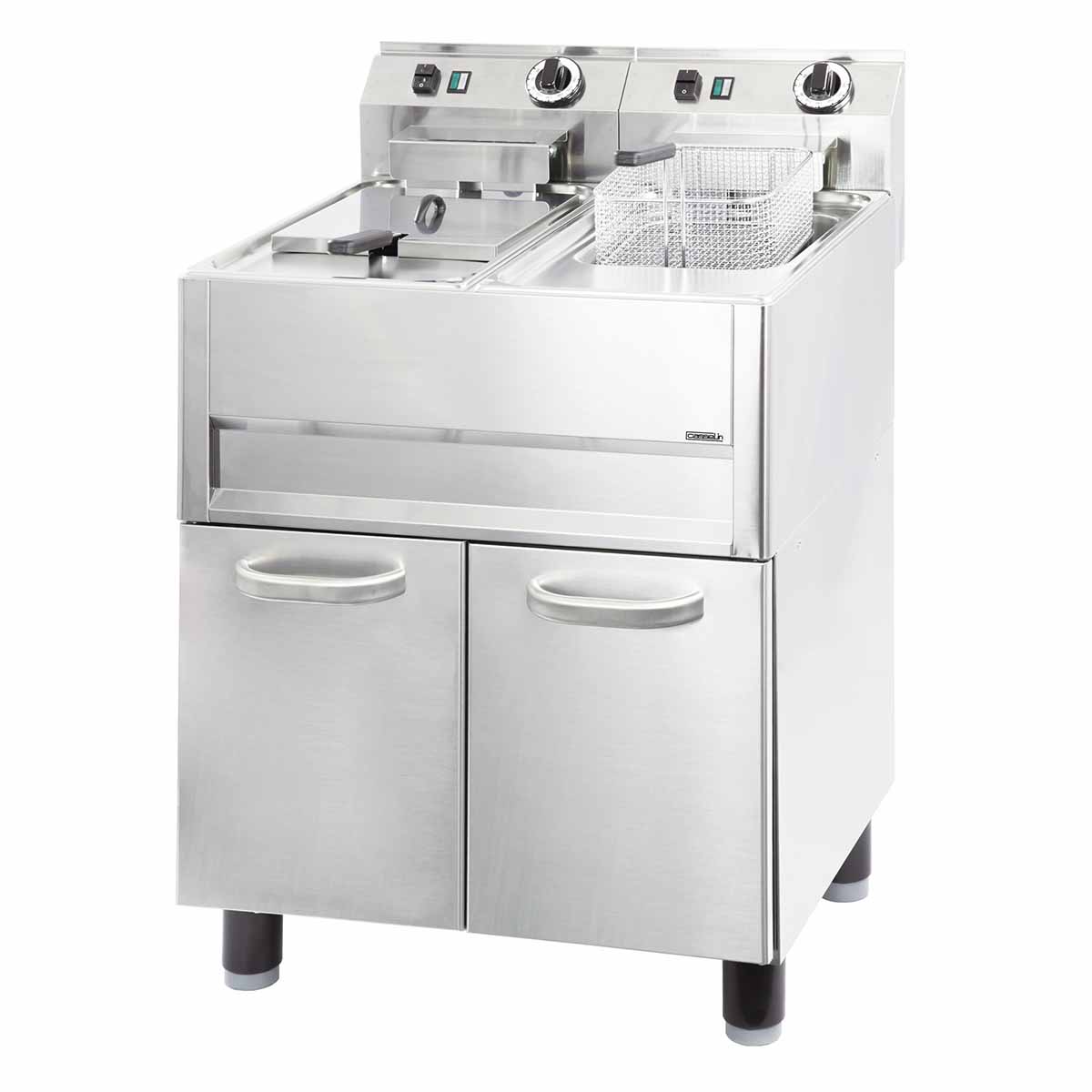 Billede af Friture Pro - 2x13 liter - 2x9.9 kW - Med underskab