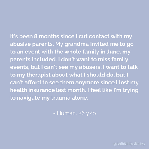 cut contact family abuse solidarity stories