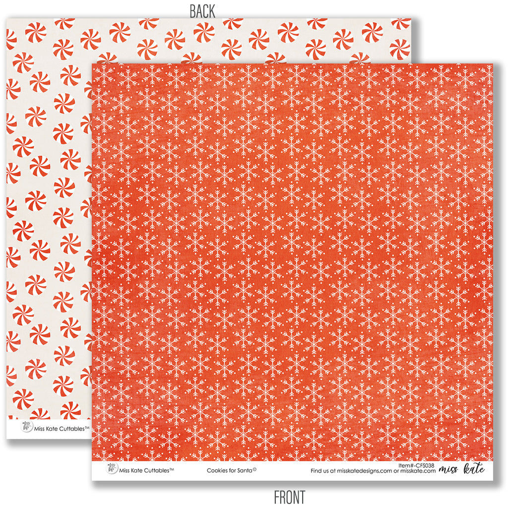 Cookies for Santa- Paper & Sticker Kit