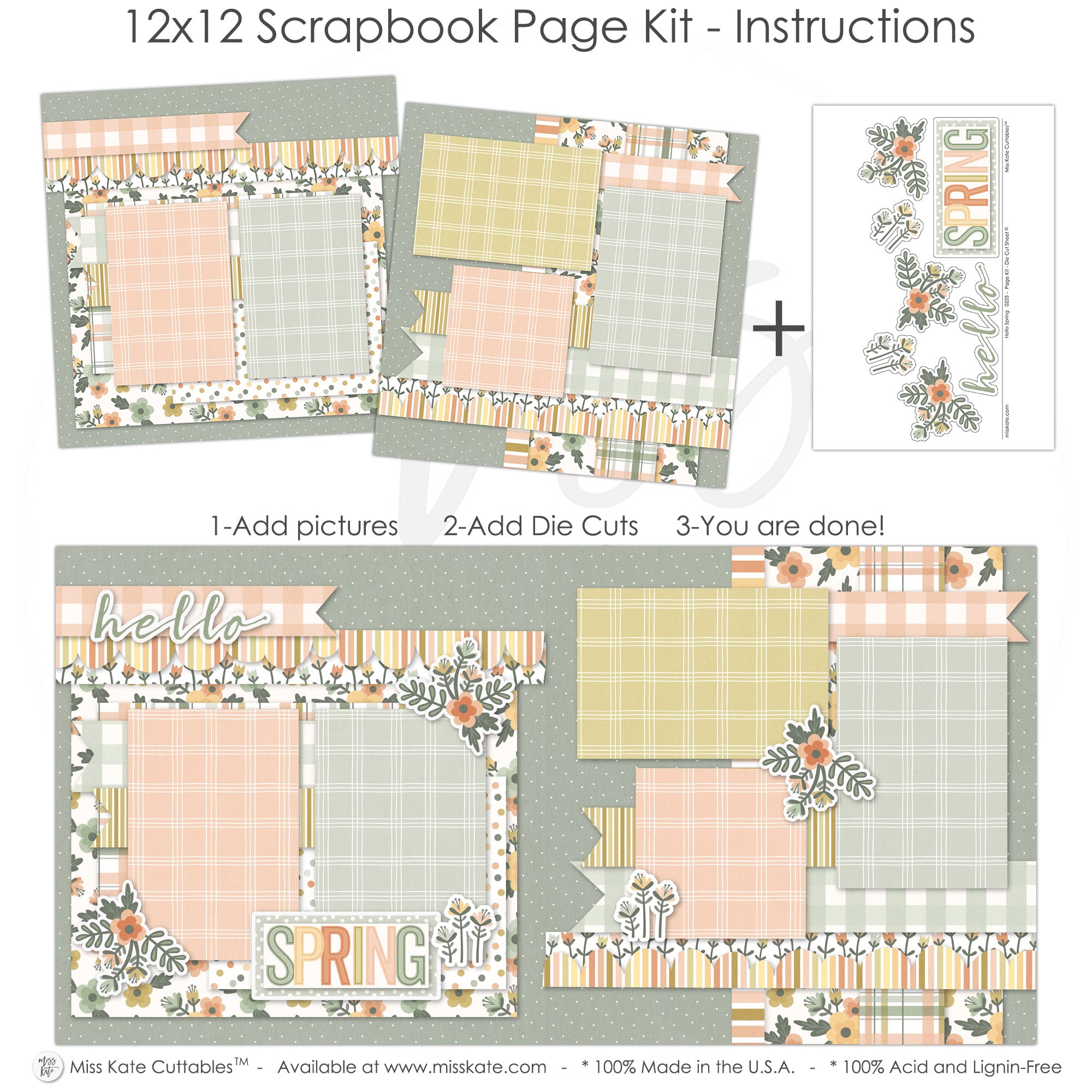 Hello Spring - Page Kit