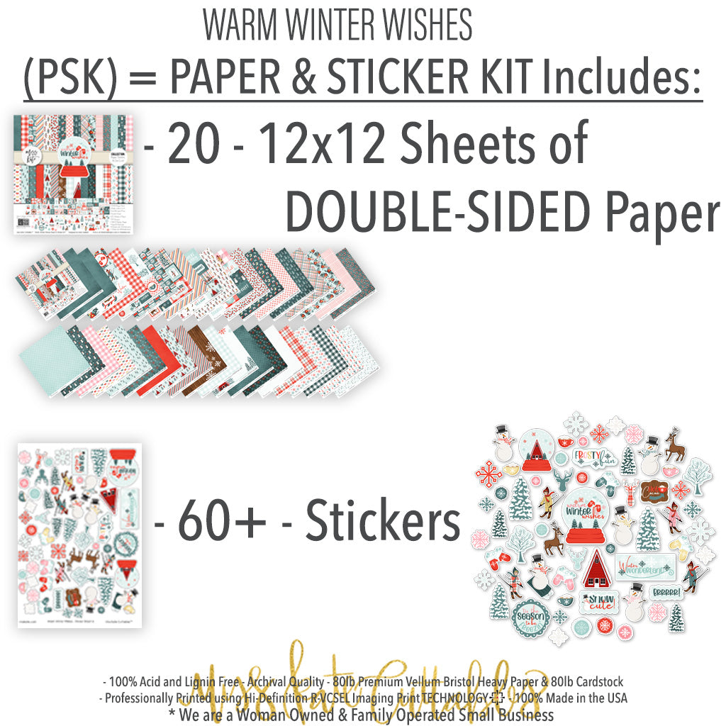 Warm Winter Wishes - Paper & Sticker Kit