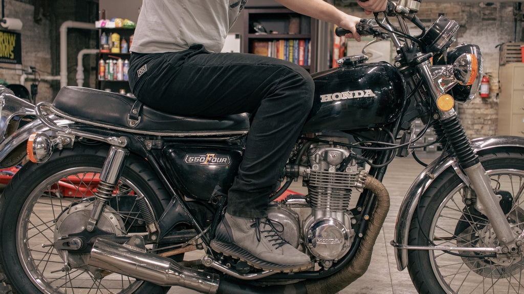 Casual motorcycle riding pants from Great Lake Supply Co.