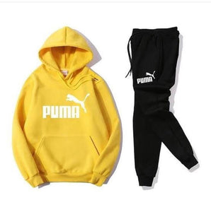 puma tracksuit yellow