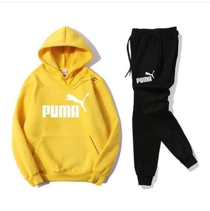 yellow puma sweatsuit