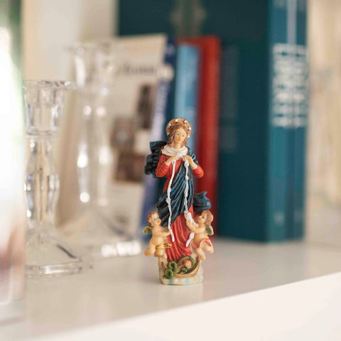 St. Mary Undoer of Knots statue in resin
