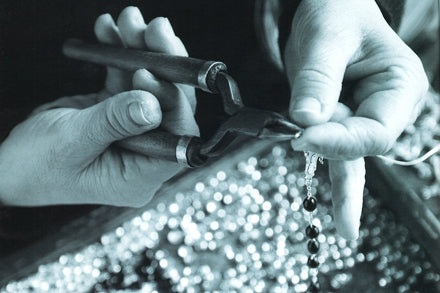 Making process of artisan linking beads 