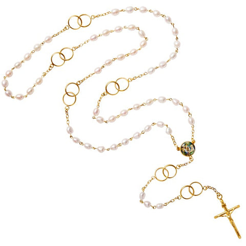 Pearl rosary for Marriage