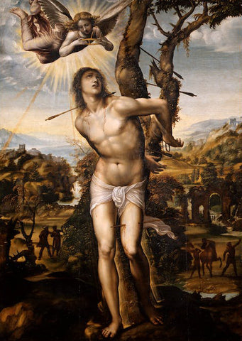 St. Sebastian representation by Il Sodoma