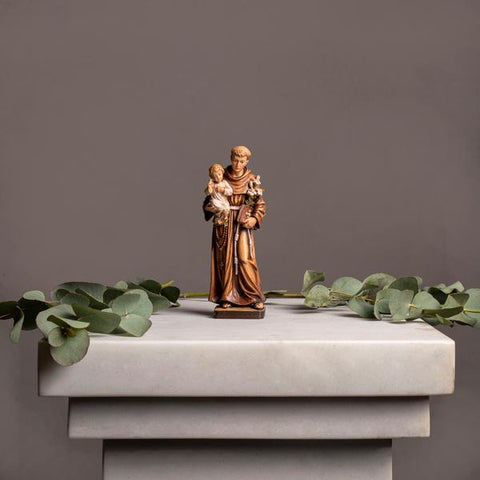 St Anthony of Padua wooden statue