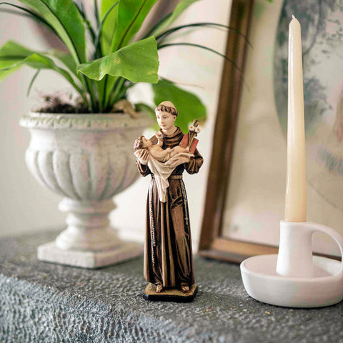 St. Anthony of Padua statue in resin