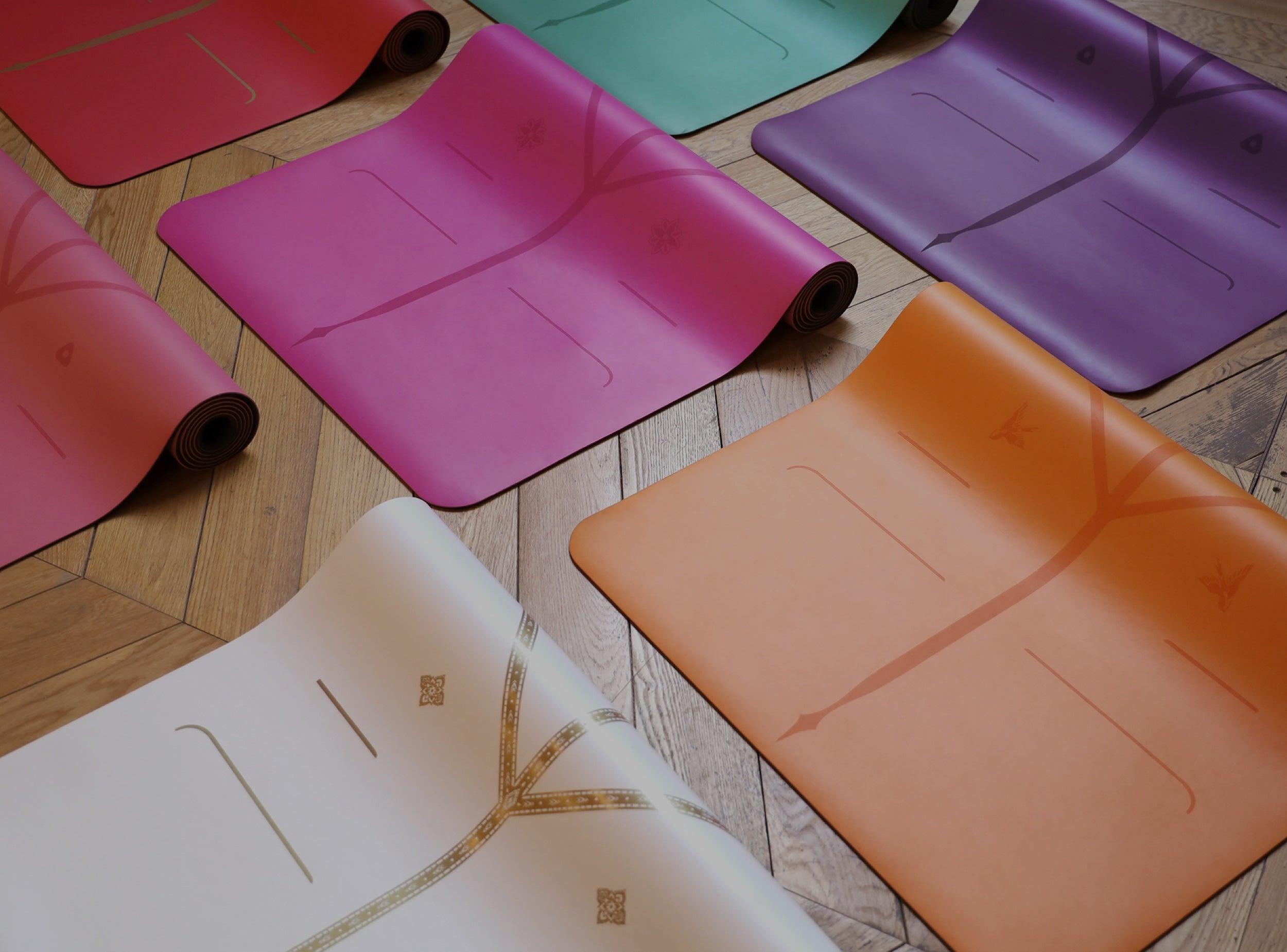 Natural Rubber & PVC-Free Yoga Mats, Biodegradable