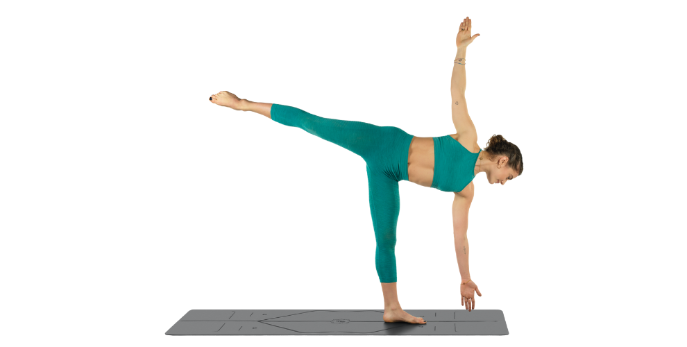 Dynamic Balance: Knee Down Half Moon to Side Plank: 