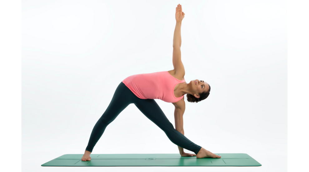 Triangle Pose (Trikonasana) for sciatica relief