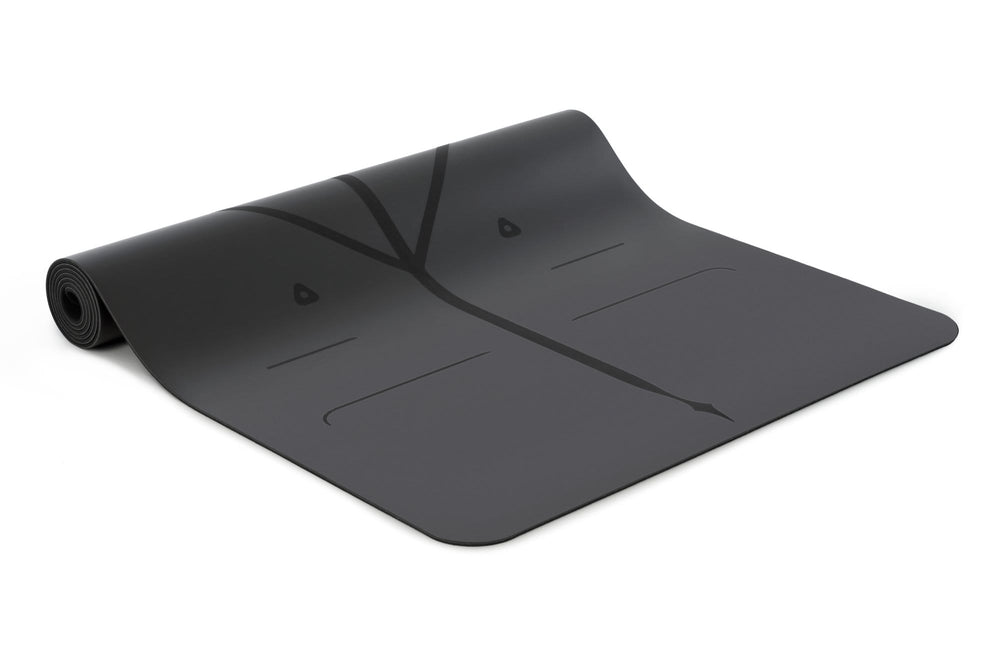 Original Liforme Yoga Mat - Grey | Unrivalled Grip & Alignment System