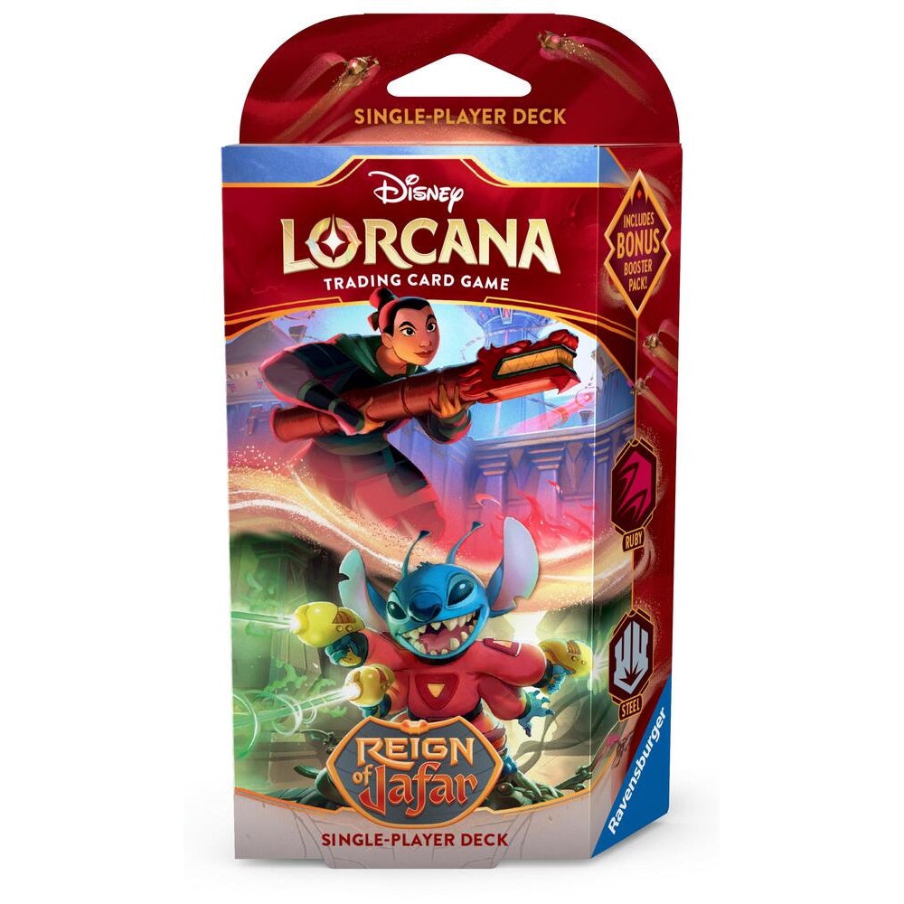 Lorcana: Reign of Jafar Starter Deck - Ruby/Steel