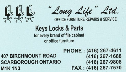 Long Life Locks Business Card