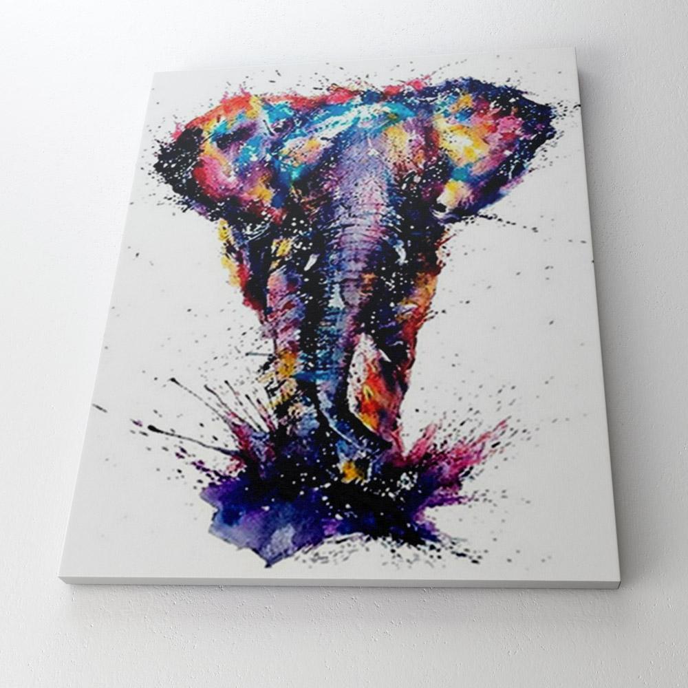 Paint By Numbers Watercolor Elephant Flash Sale Up To 50 Off