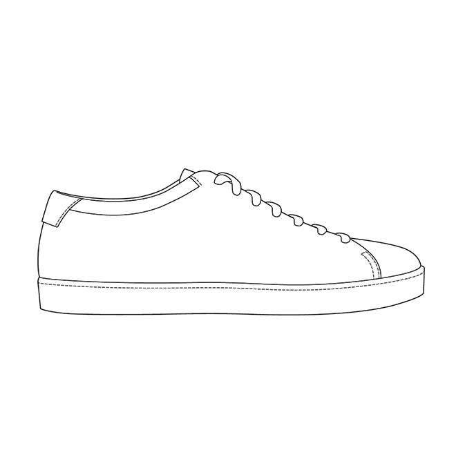 Leather Low / Pure White