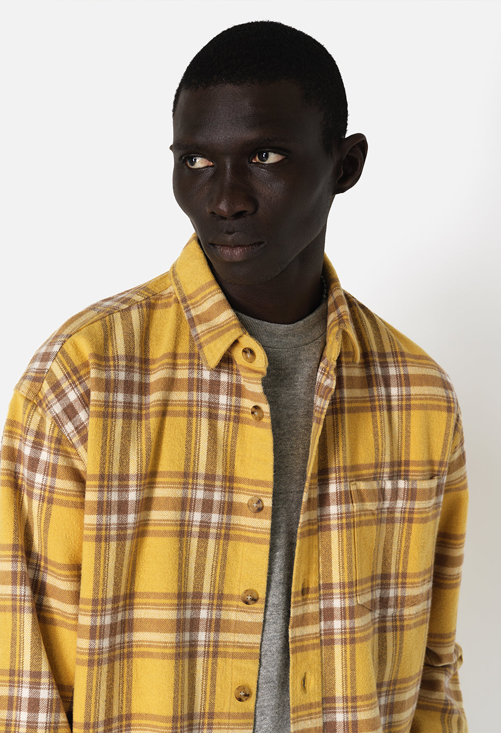 Solid Hemi Oversized Shirt / Olive - JOHN ELLIOTT