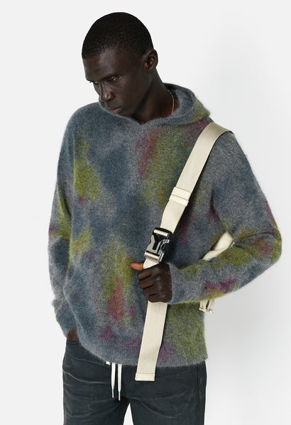 Angora Hoodie / Charcoal Skittles