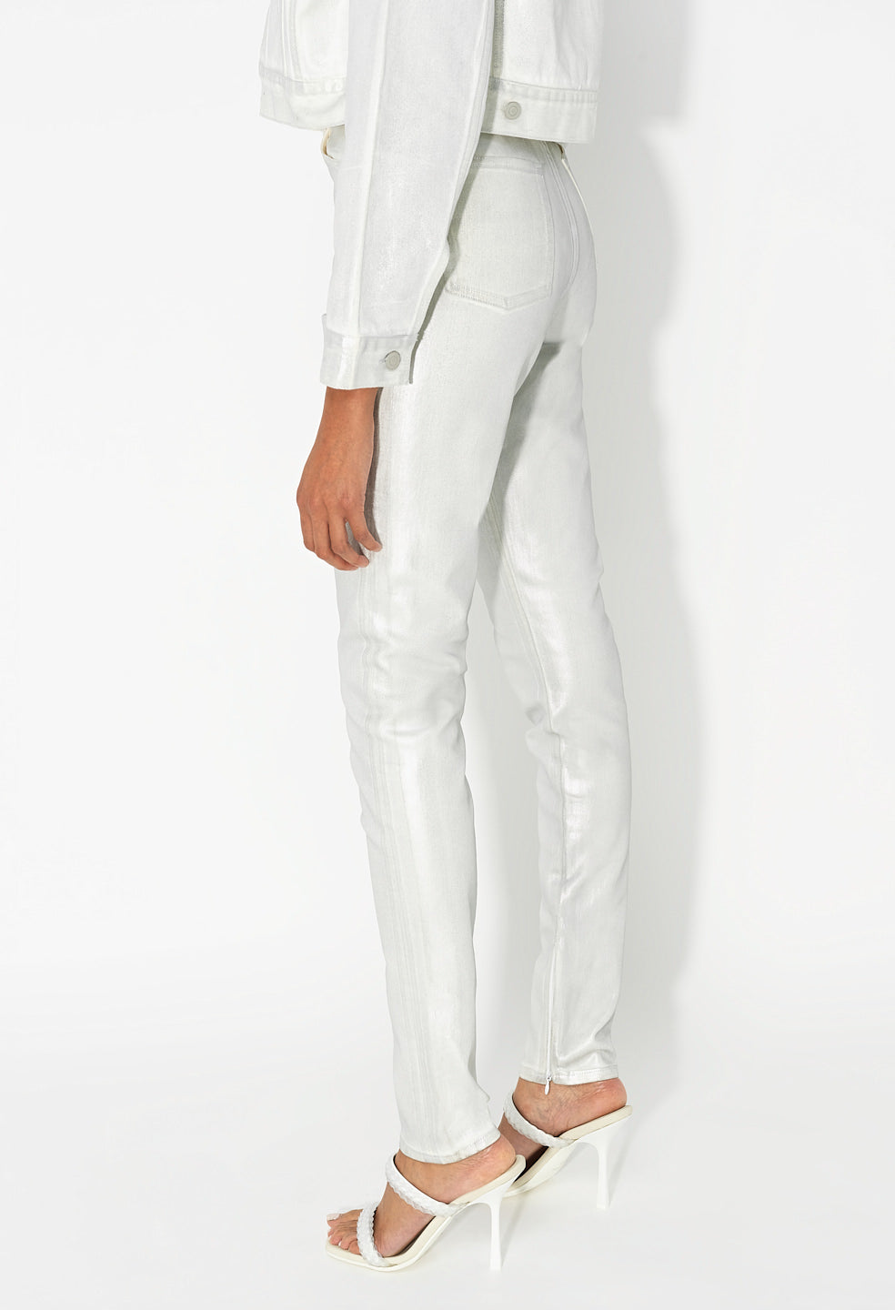 Ryder Hi Rise Skinny / Silver Foil