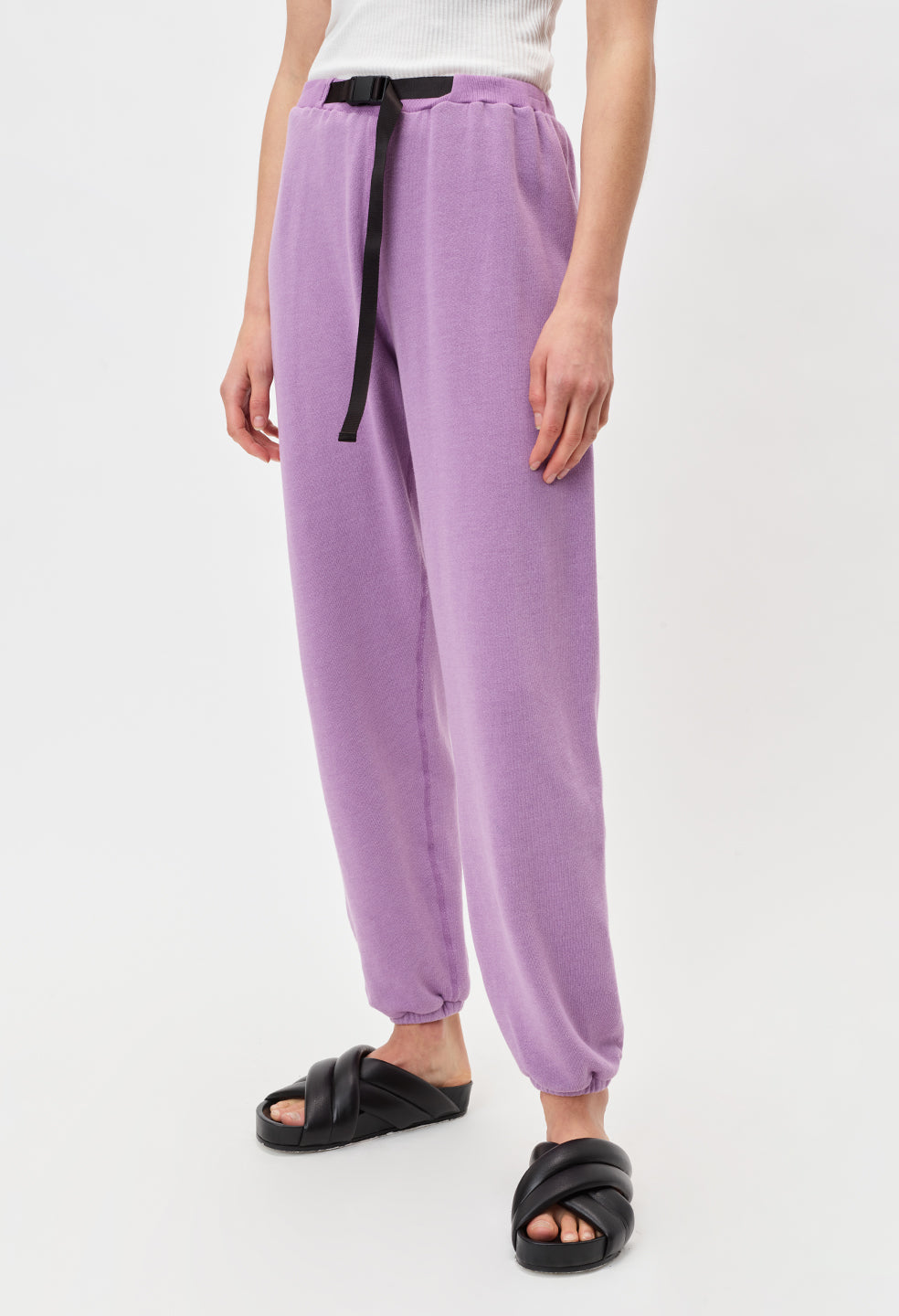 Belted Vintage Fleece Sweatpants / Planet