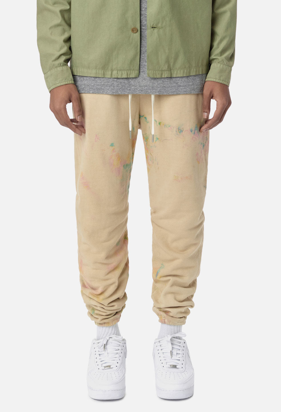 tan sweatpants