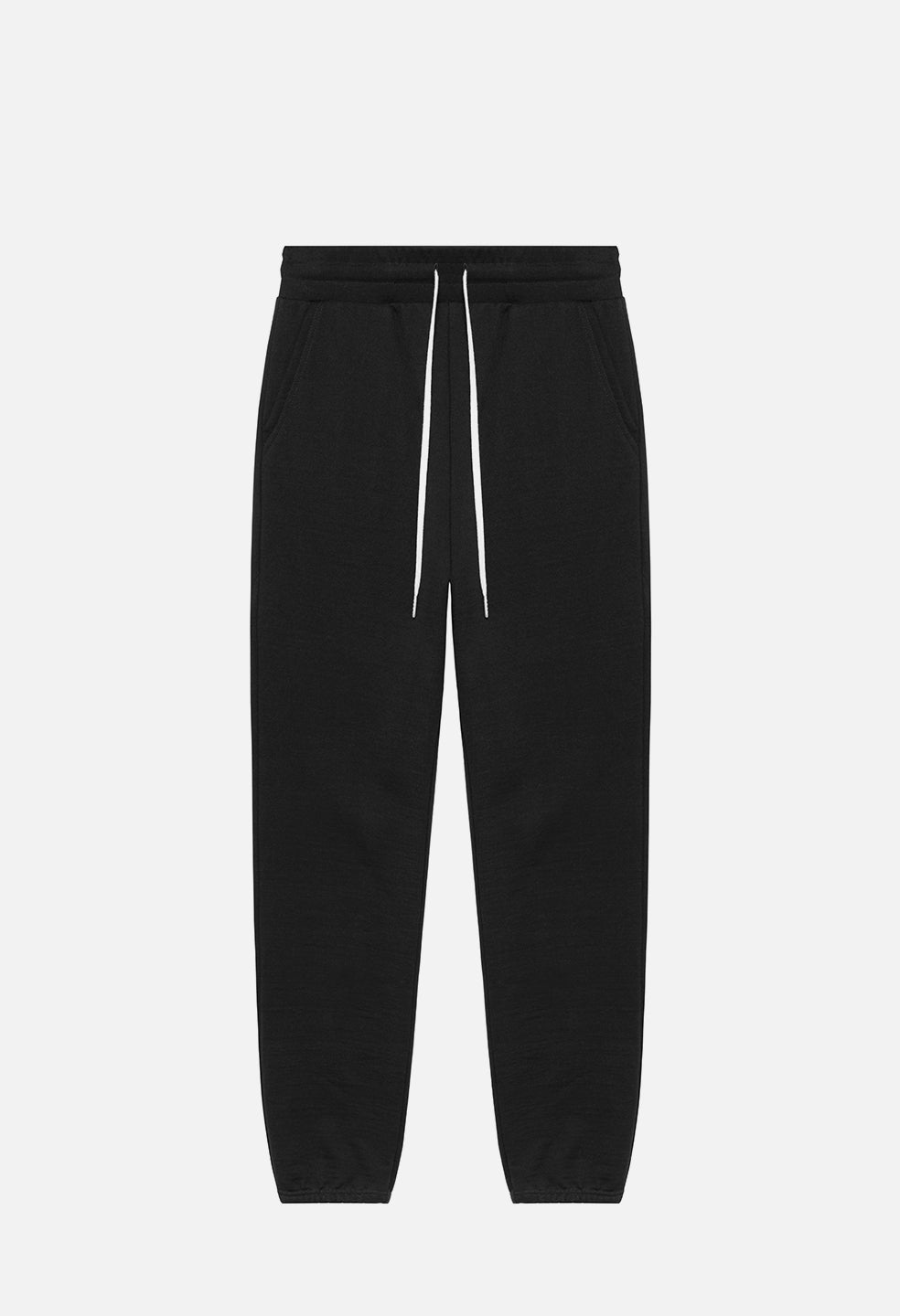 black cashmere sweatpants