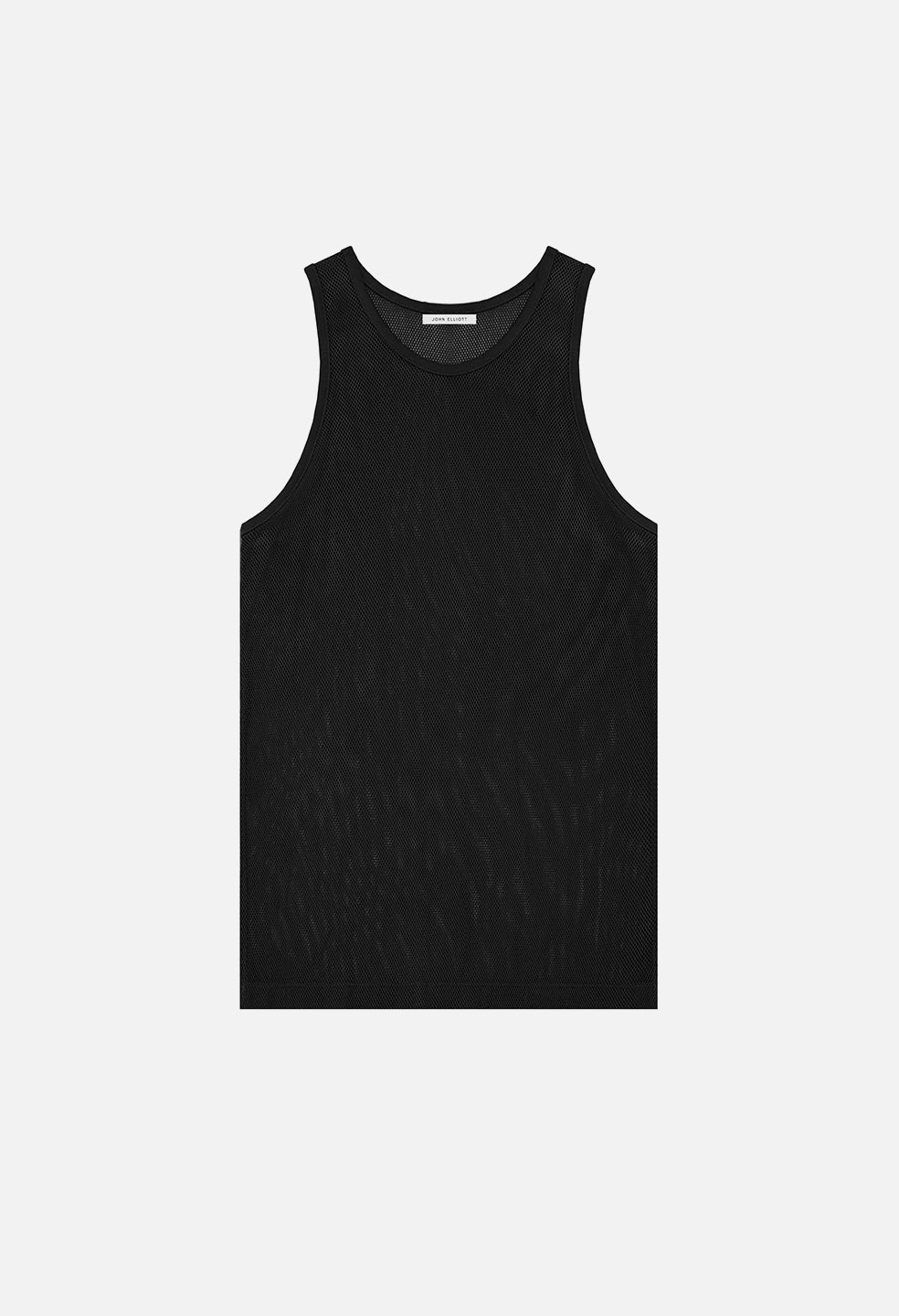 Cotton Mesh Tank / Black