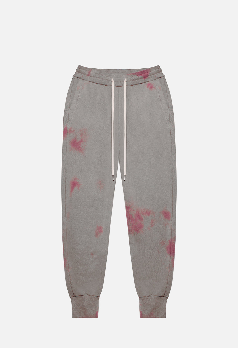 pink grey sweatpants