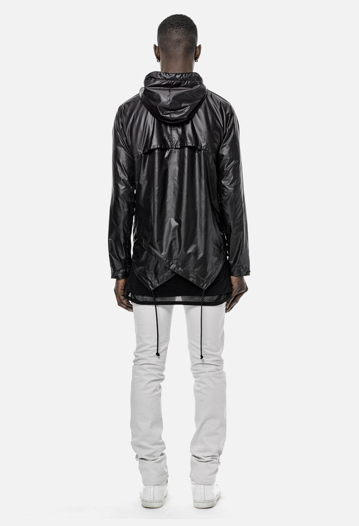 Fishtail Raincoat / Black