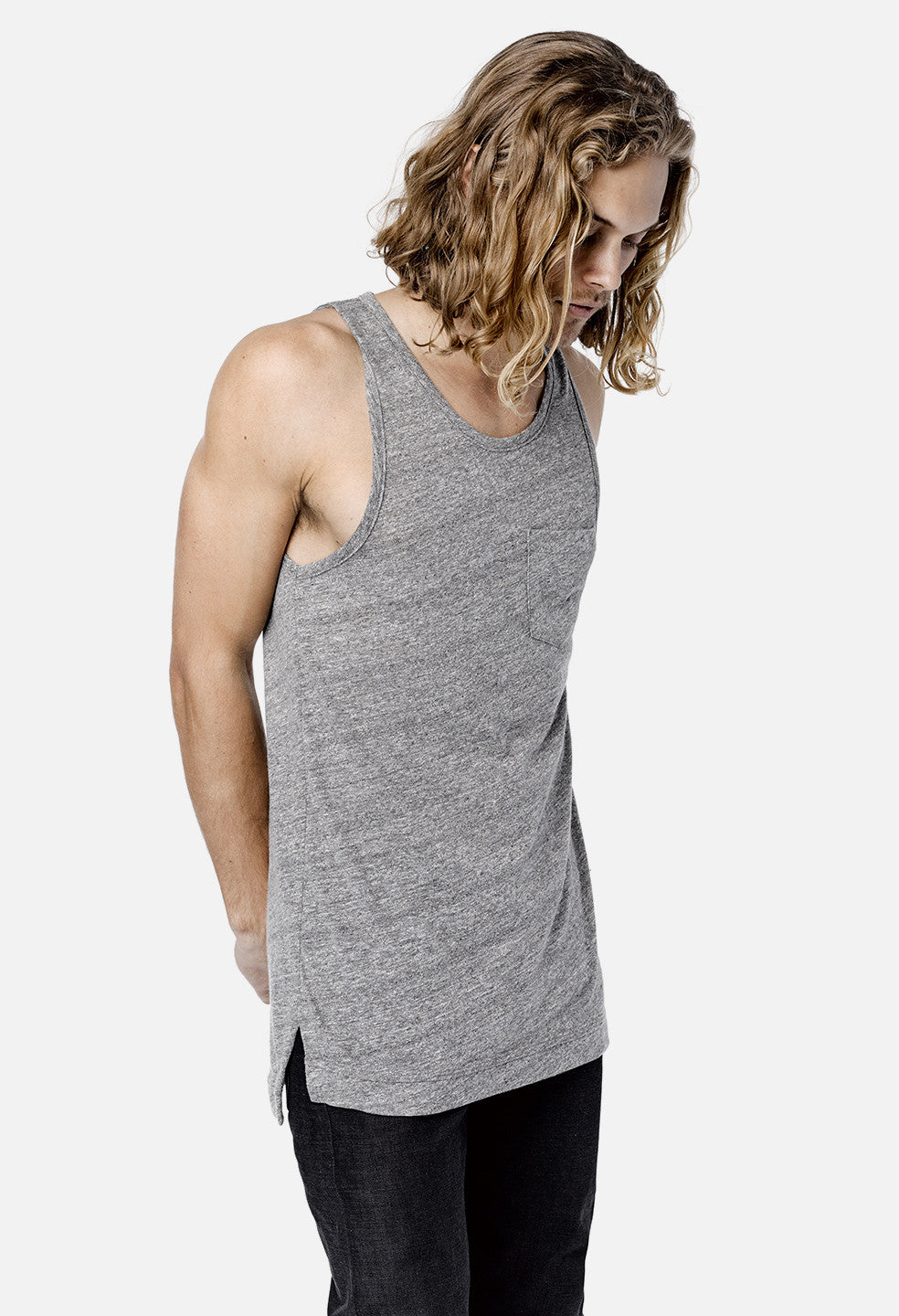 Pocket Mercer Tank / Grey