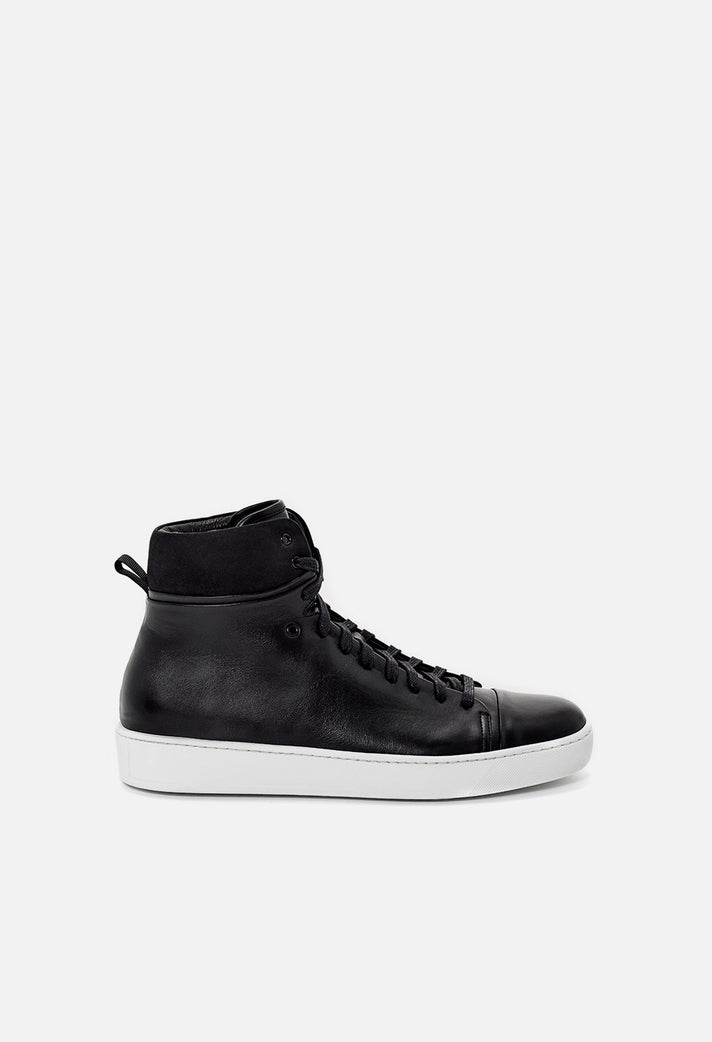 LEATHER HIGH / BLACK