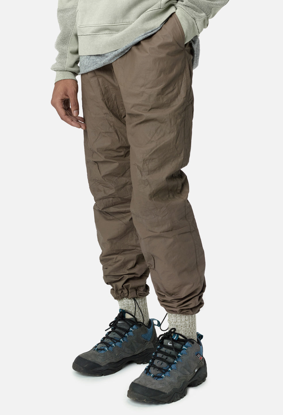 Leather Himalayan Pants / Taupe