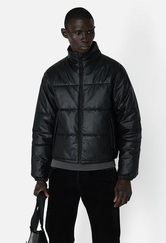 John Elliott - Leather Pico Puffer / Black