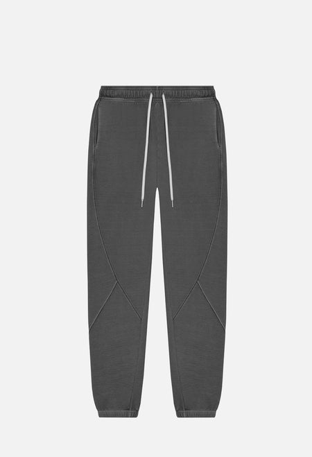 loose black sweatpants