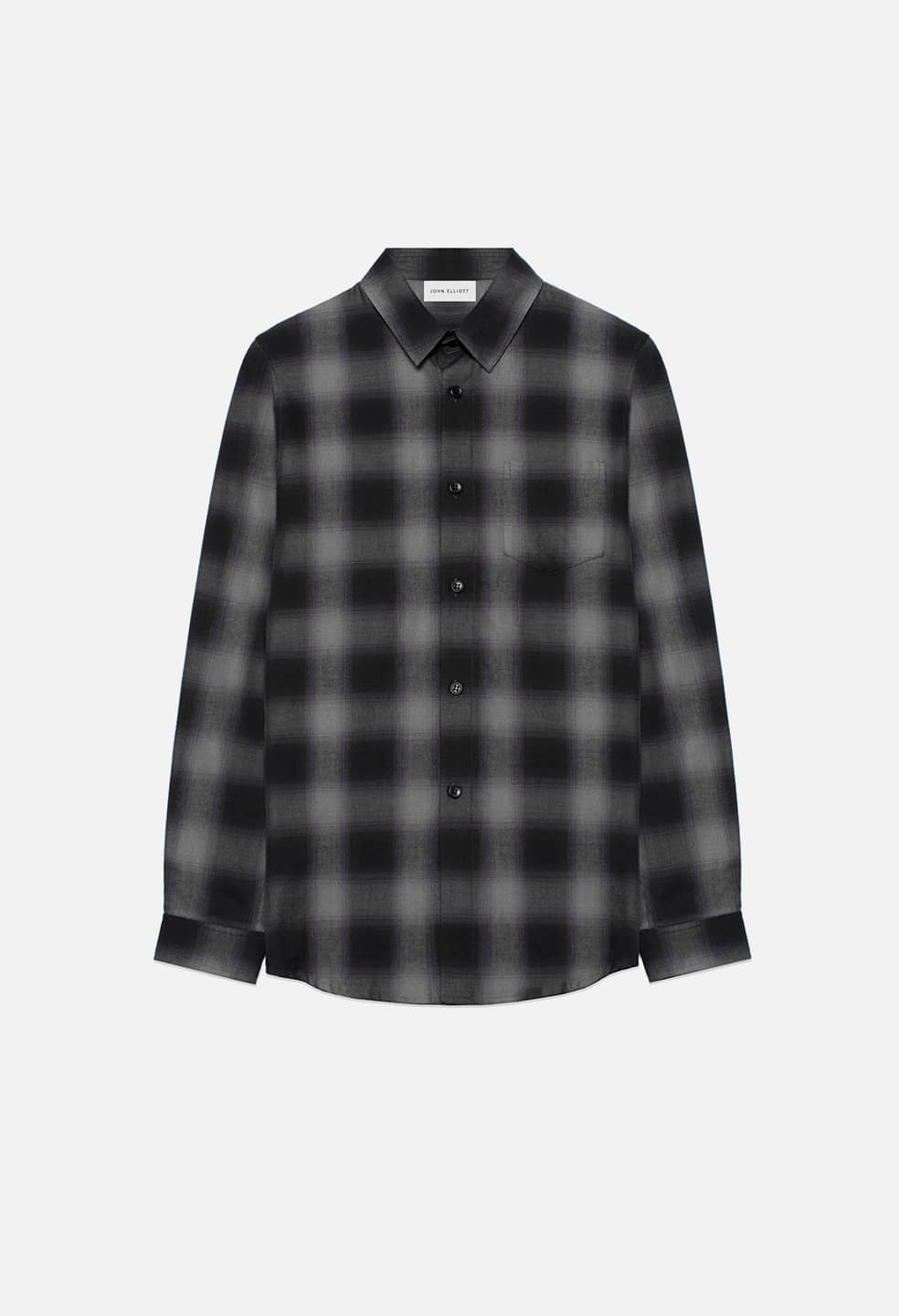 LS Button Up / Shadow Black