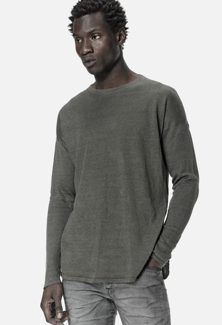 Linen Mercer Sweater / Olive