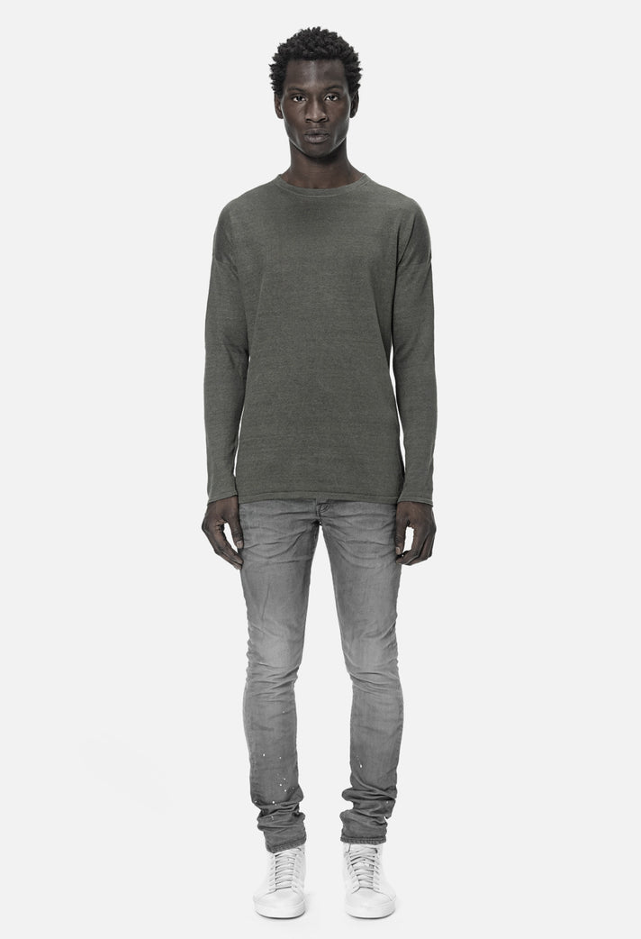 Linen Mercer Sweater / Olive