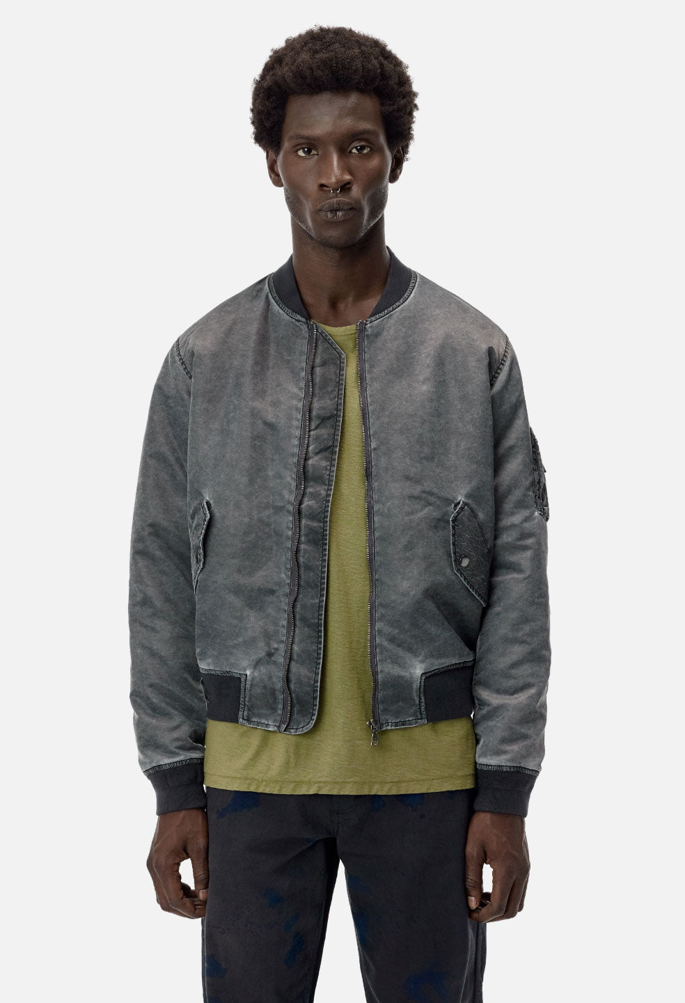 Nicasio Bogota Bomber / Black - JOHN ELLIOTT