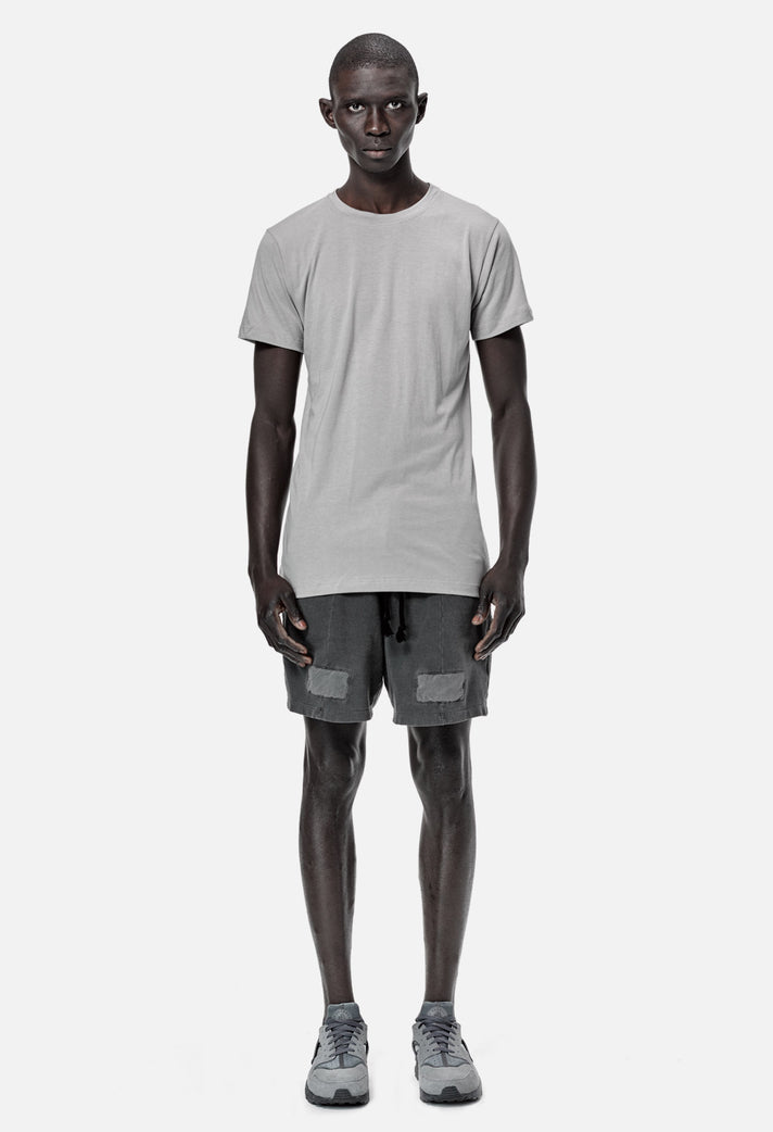 Paneled Shorts / Washed Black