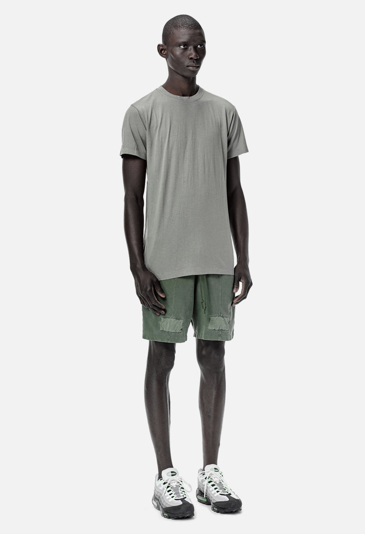 Paneled Shorts / Olive