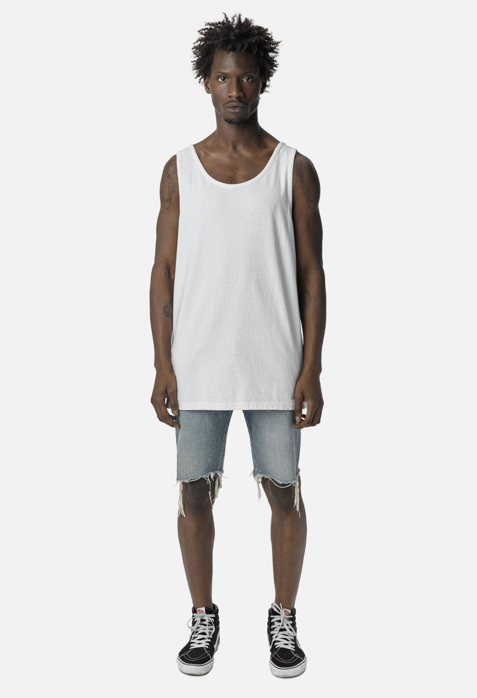 Rugby Tank / White