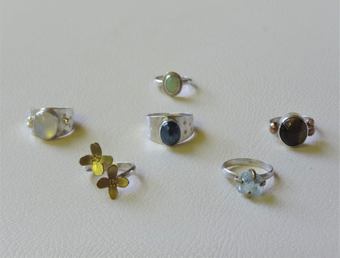 Ring collection, Yoko's Jewelry