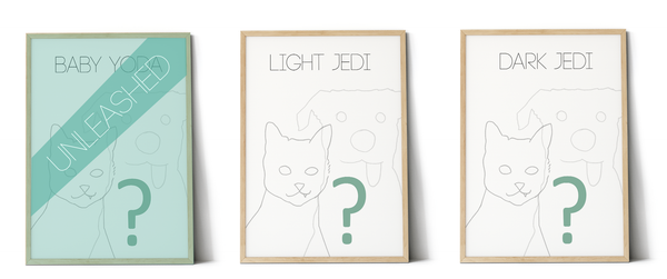 LIGHT JEDI DARK JEDI CUSTOM PET PORTRAITS