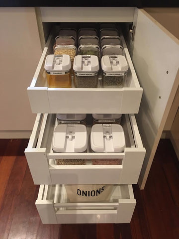 Pantry Drawers Online Blum TANDEMBOX antaro inner pull out drawer kit - Donna of Melbourne