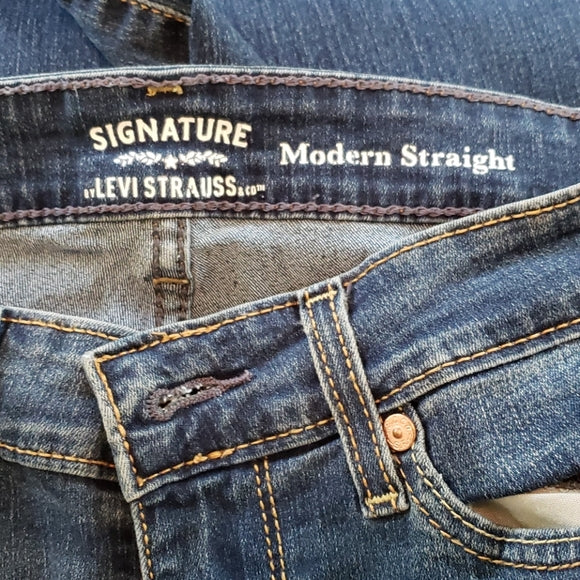Women's Levi Strauss Modern Straight Jeans Size 8 – All Things You Buy