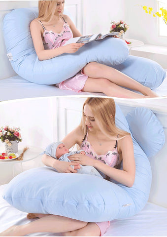 Full Body U-Shape Pregnancy Pillow | Long Side Sleeping Support
